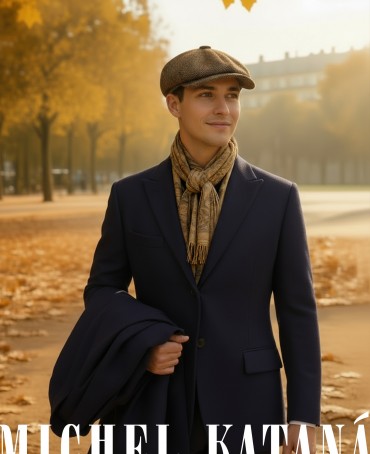 Кепка с козырьком, 8ми-клинка Мужская-Унисекс TWEED EDINBURG TERRELLE из твида (Плотная Костюмно-Блейзерная ШЕРСТЬ) TWEED.8-EDINBURG/TERRELLE